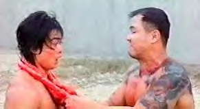 Ricky gets a garland
of intestines